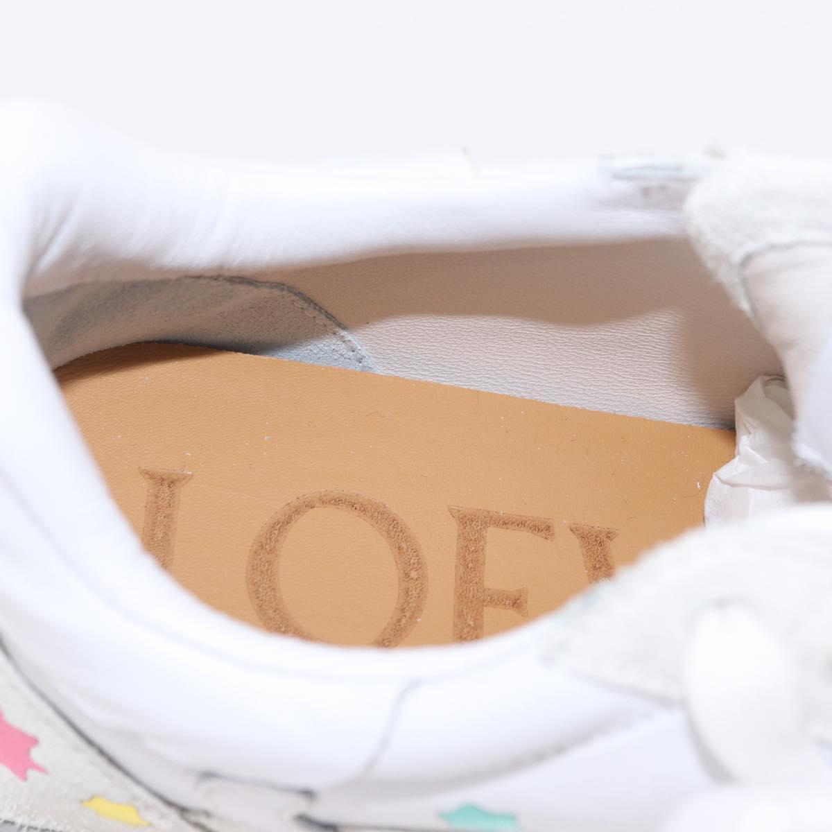 LOEWE × Studio Ghibli Suswatari Sneakers Leather White Auth 167752SM