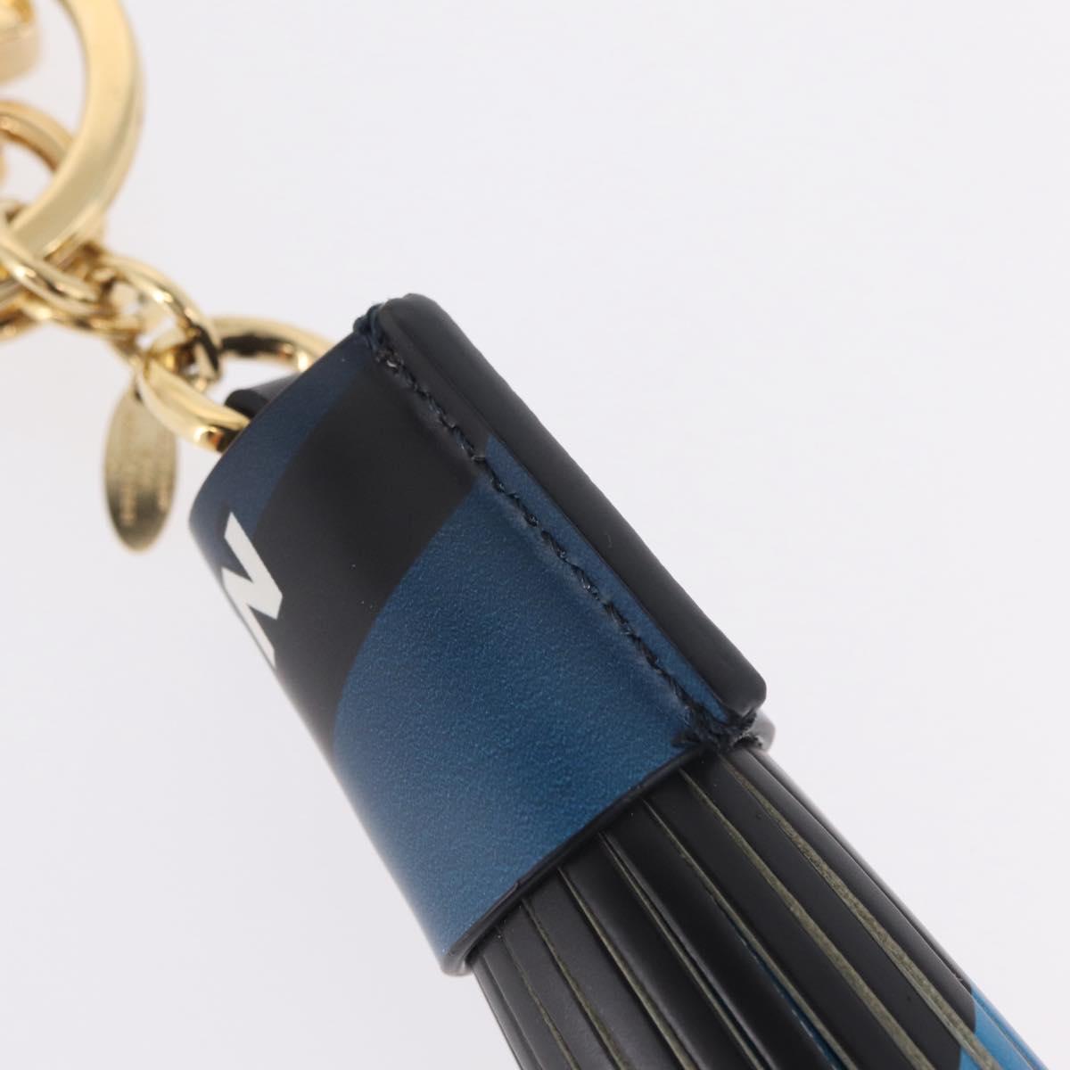LOUIS VUITTON Charm Leather Multicolor Gold LV Auth 167760SAM
