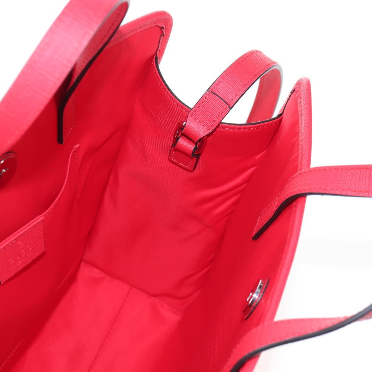 GUCCI x Higuchi Yuuko Hand Bag PVC 2way Red 630542 Auth 167781SM