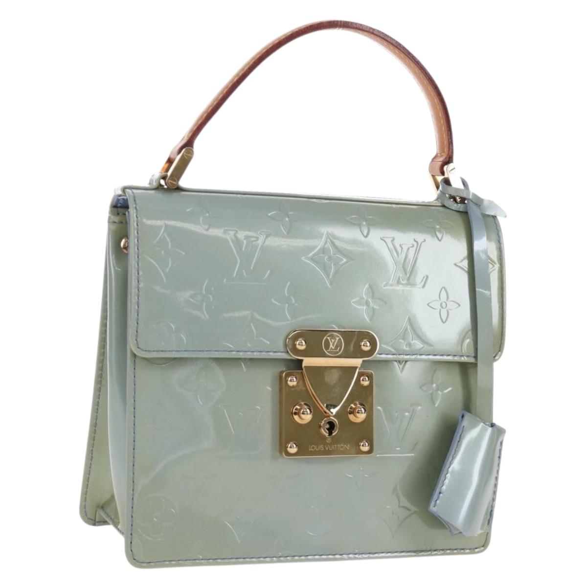 LOUIS VUITTON Monogram Vernis Spring Street Bag Lavande M91216 LV Auth 167782A