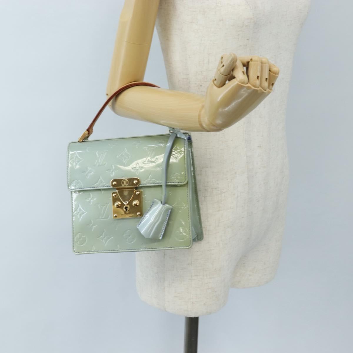 LOUIS VUITTON Monogram Vernis Spring Street Bag Lavande M91216 LV Auth 167782A