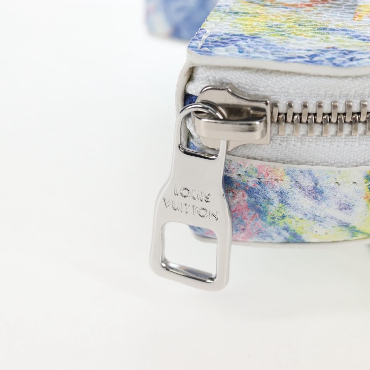LOUIS VUITTON Monogram Pastel Colors LV Block Pouch M57277 LV Auth 167783SM