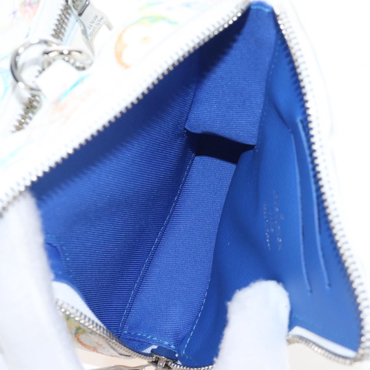 LOUIS VUITTON Monogram Pastel Colors LV Block Pouch M57277 LV Auth 167783SM