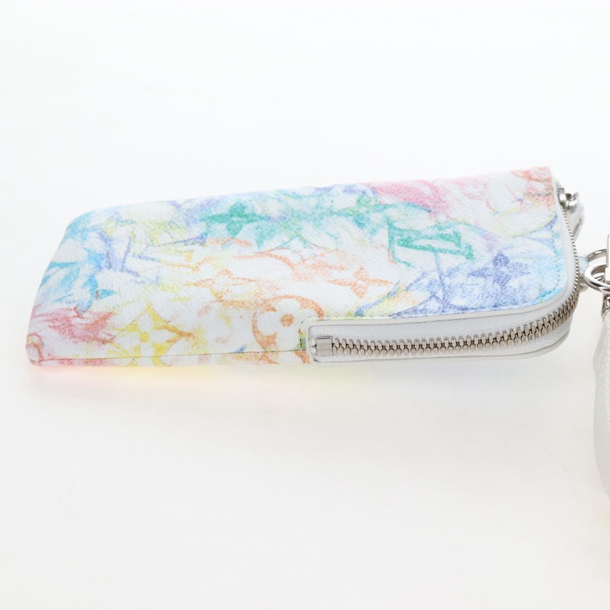 LOUIS VUITTON Monogram Pastel Colors LV Block Pouch M57277 LV Auth 167783SM