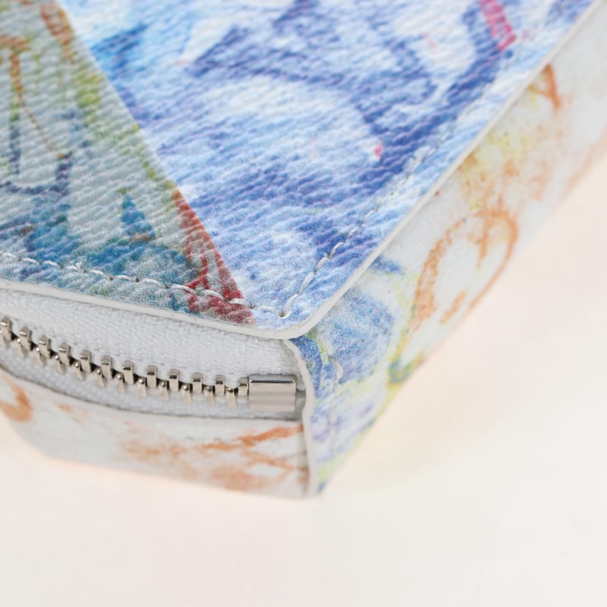 LOUIS VUITTON Monogram Pastel Colors LV Block Pouch M57277 LV Auth 167783SM