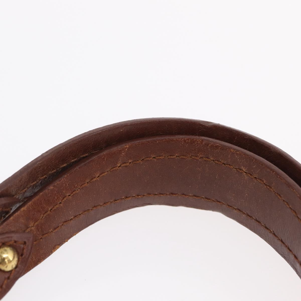 LOUIS VUITTON Charm Cabas Bron Hand Bag Brown White M95157 LV Auth 167784A