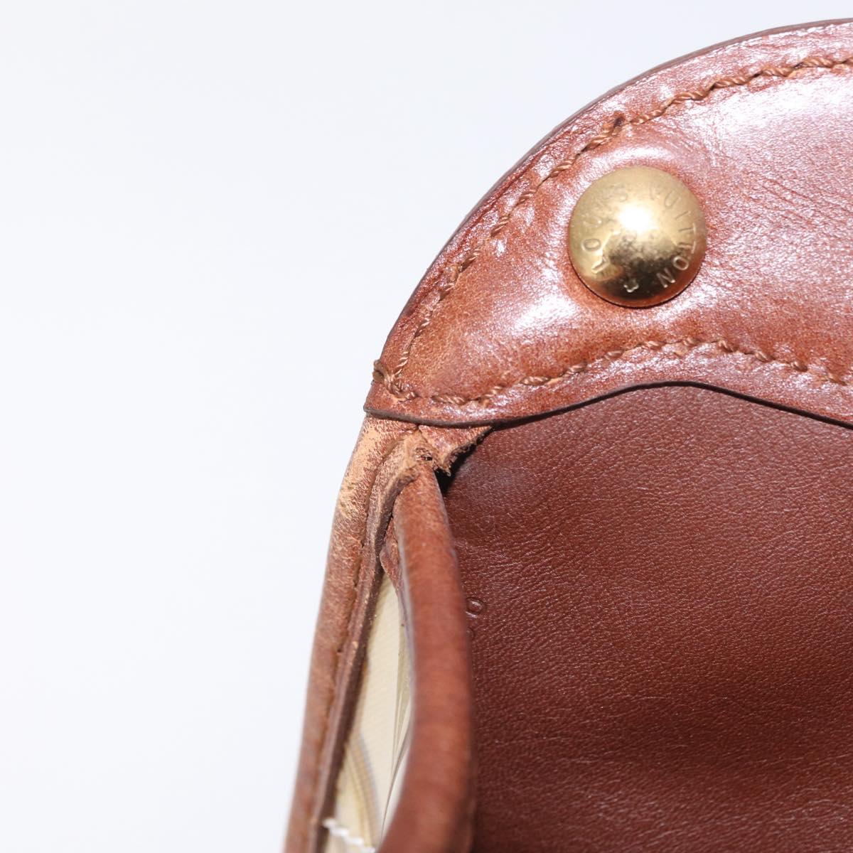 LOUIS VUITTON Charm Cabas Bron Hand Bag Brown White M95157 LV Auth 167784A