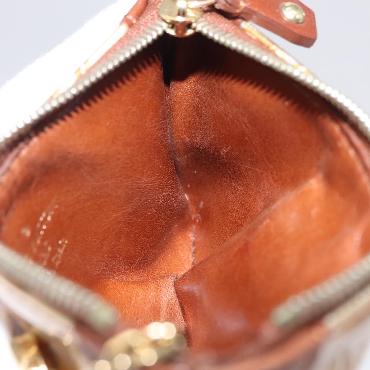 LOUIS VUITTON Monogram Charm Pochette Cles Coin Purse M95164 LV Auth 167786A