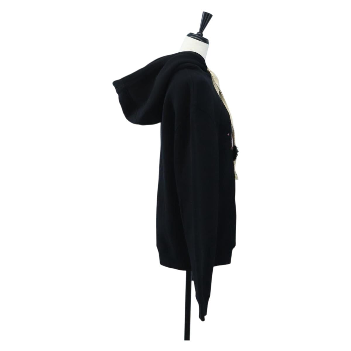 LOEWE Susuwatari Spirited Away Long Sleeve Hoodie Cotton M Black Auth 167788M