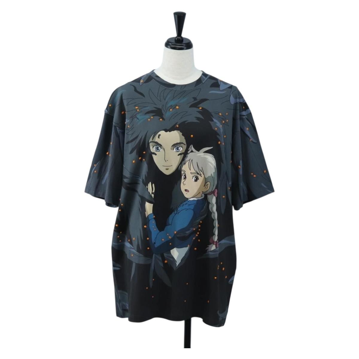 LOEWE Baby Mouse Flybird Spirited Away T Shirt Cotton XXS Gray Auth 167789M