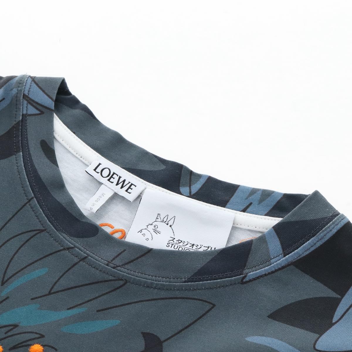LOEWE Baby Mouse Flybird Spirited Away T Shirt Cotton XXS Gray Auth 167789M
