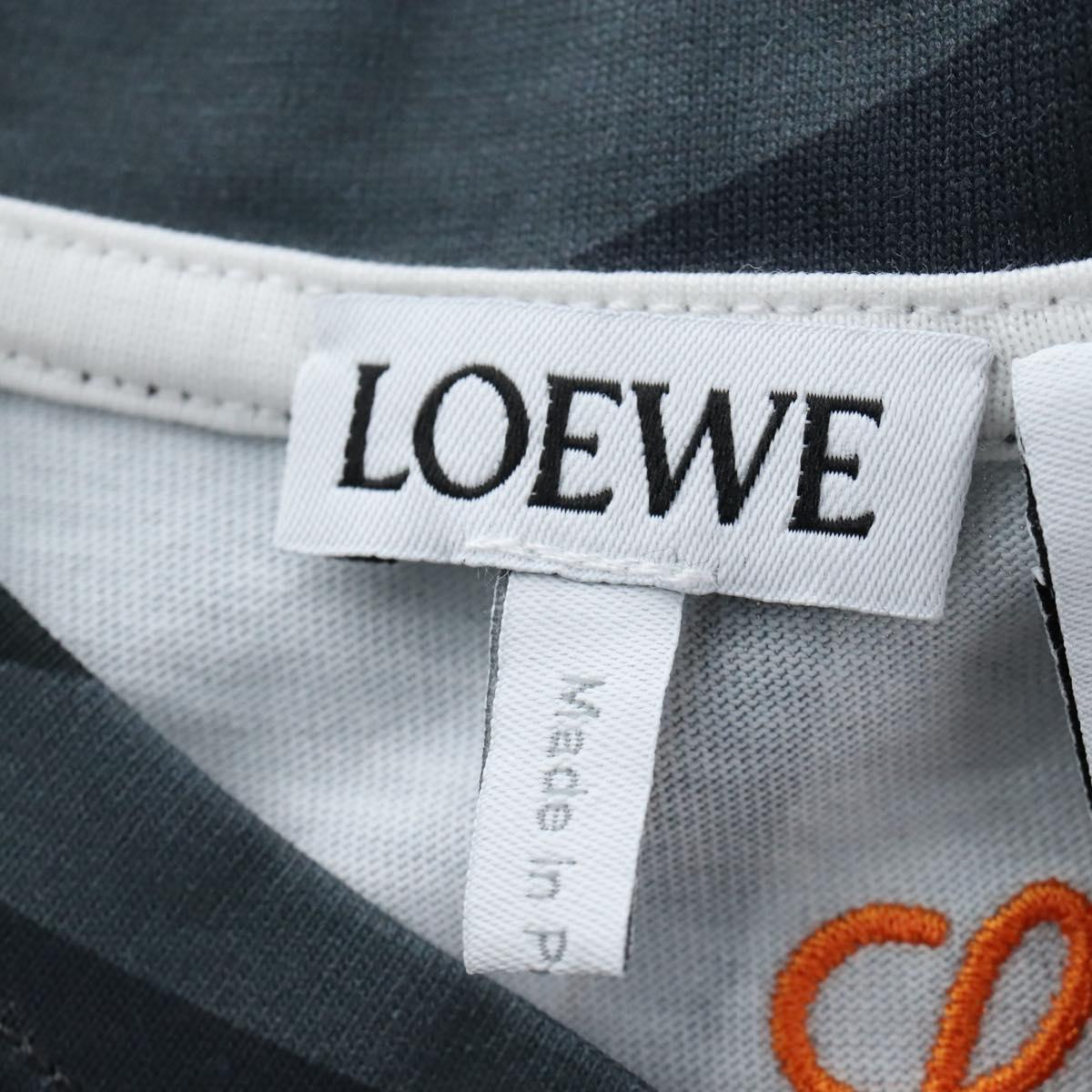LOEWE Baby Mouse Flybird Spirited Away T Shirt Cotton XXS Gray Auth 167789M