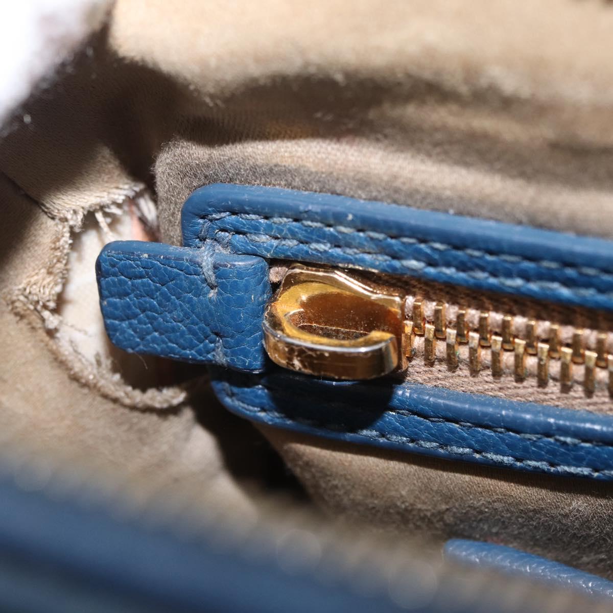Miu Miu Hand Bag Leather 2 Set Pink Blue Auth 167860