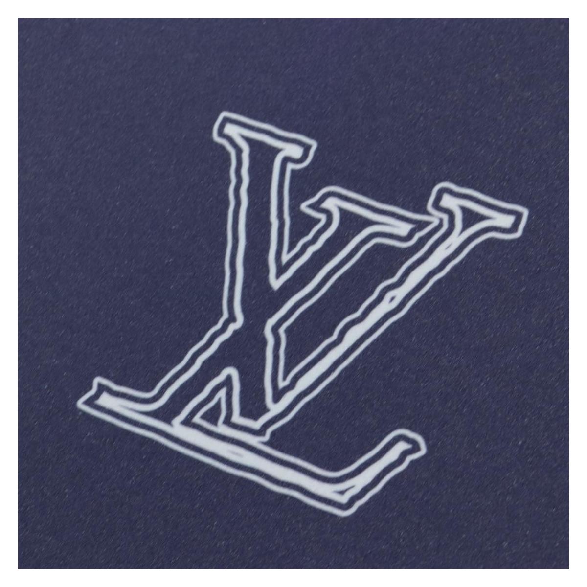 LOUIS VUITTON Monogram Bandana Skateboard Wood Blue GI0765 LV Auth 167873SM