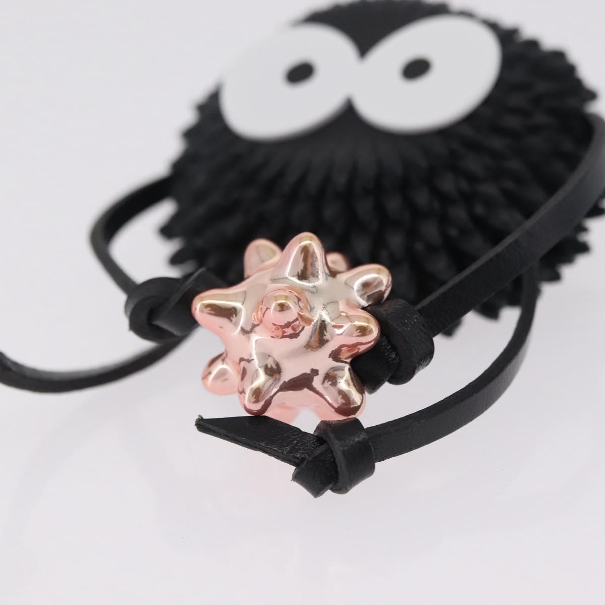 LOEWE Suswatari LOEWE × Studio Ghibli Bag Charm Leather Gray Auth 167894SM