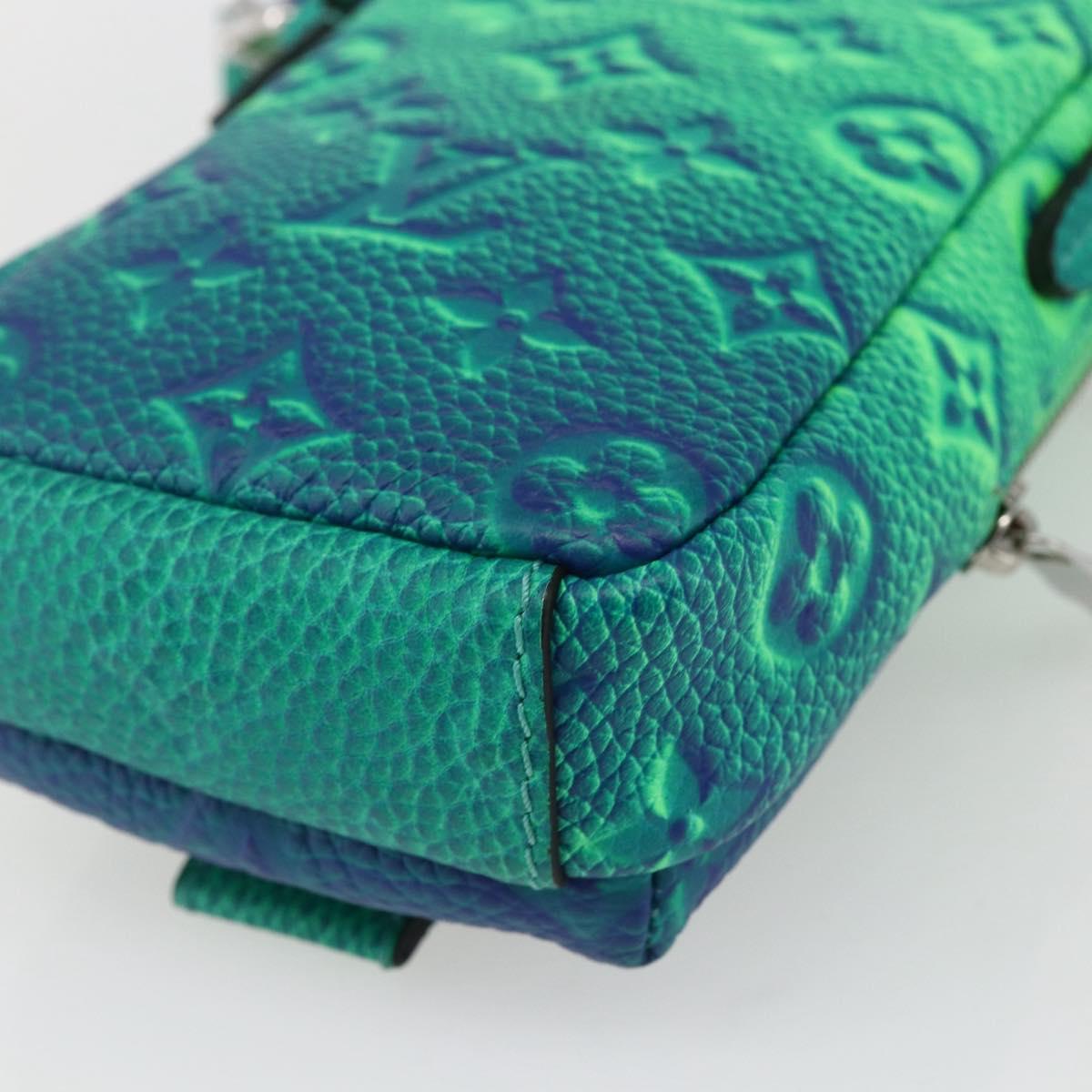 LOUIS VUITTON Taurillon Illusion Double Phone Pouch Shoulder Bag M81223 167903SAM