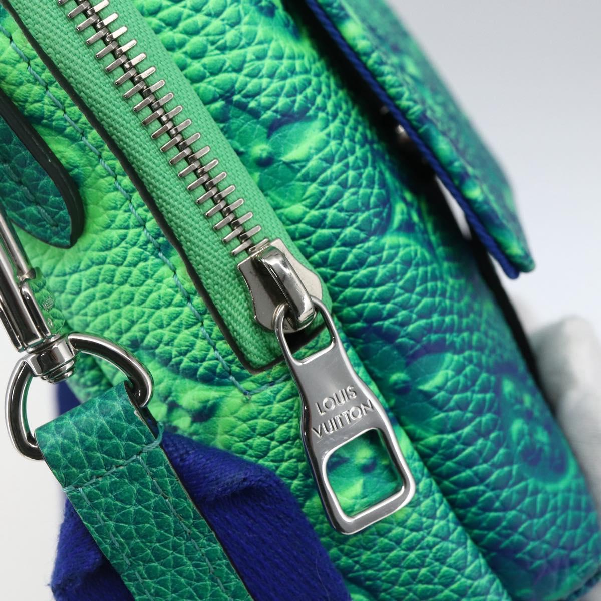 LOUIS VUITTON Taurillon Illusion Double Phone Pouch Shoulder Bag M81223 167903SAM