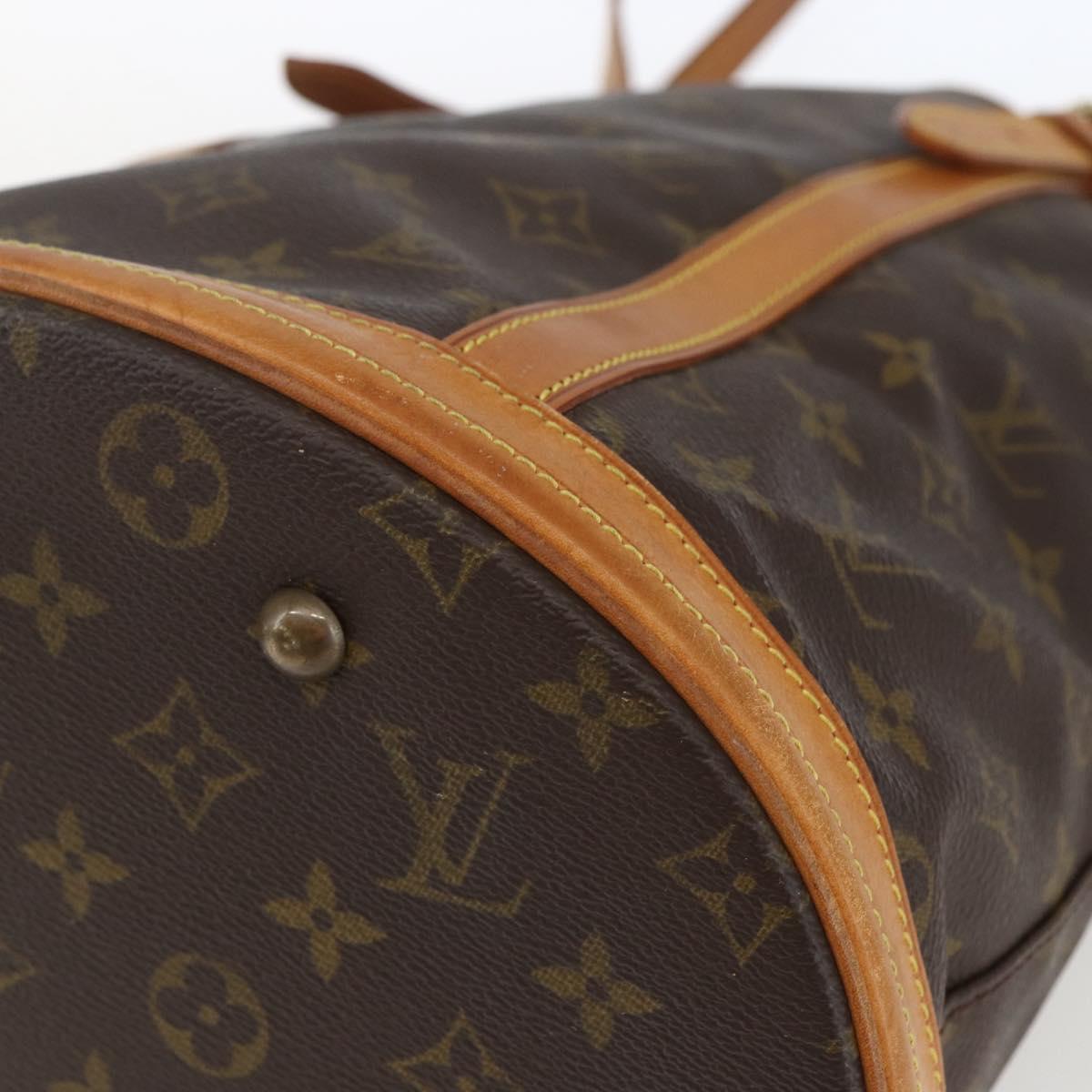 LOUIS VUITTON Monogram Bucket GM Shoulder Bag M42236 LV Auth 167916
