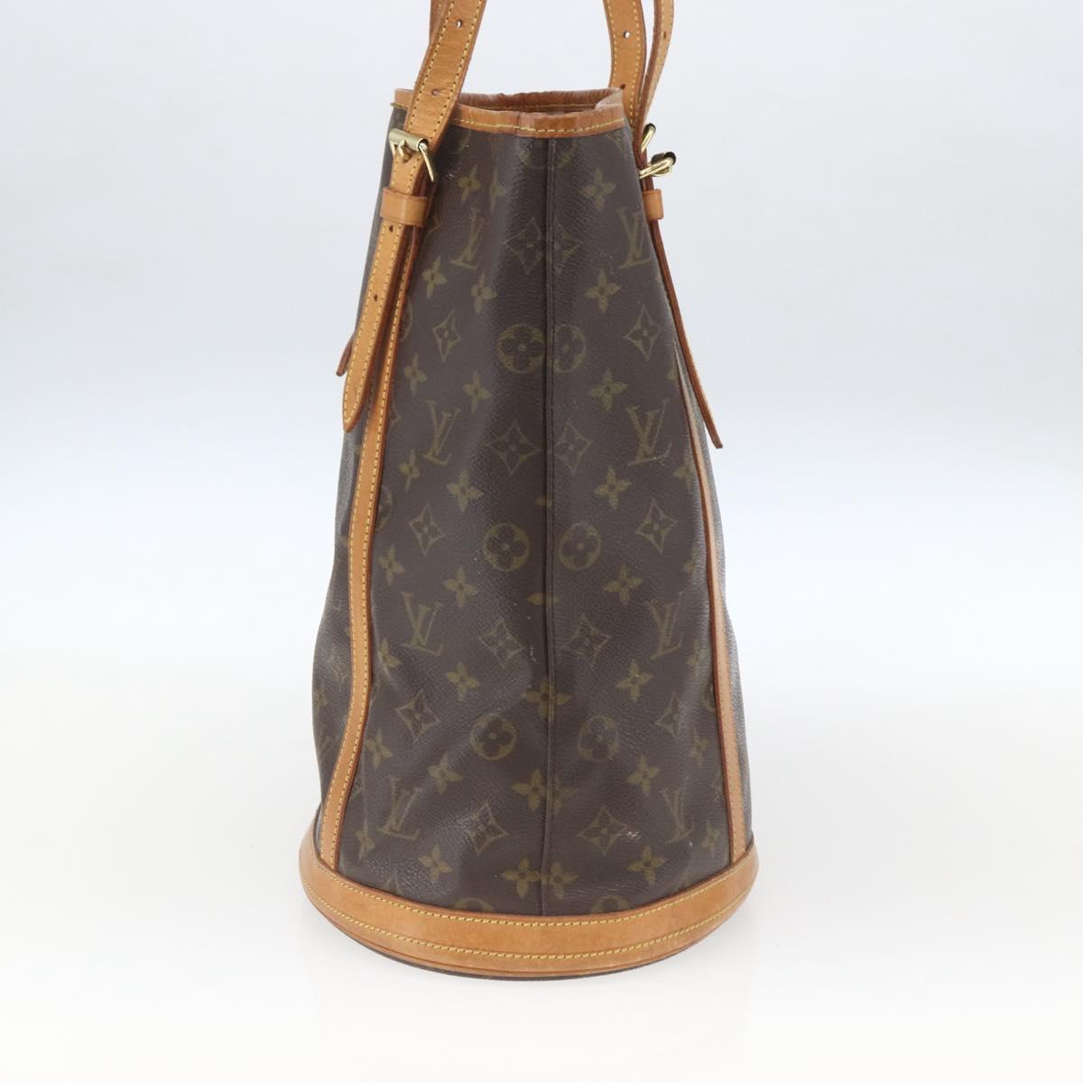 LOUIS VUITTON Monogram Bucket GM Shoulder Bag M42236 LV Auth 167916