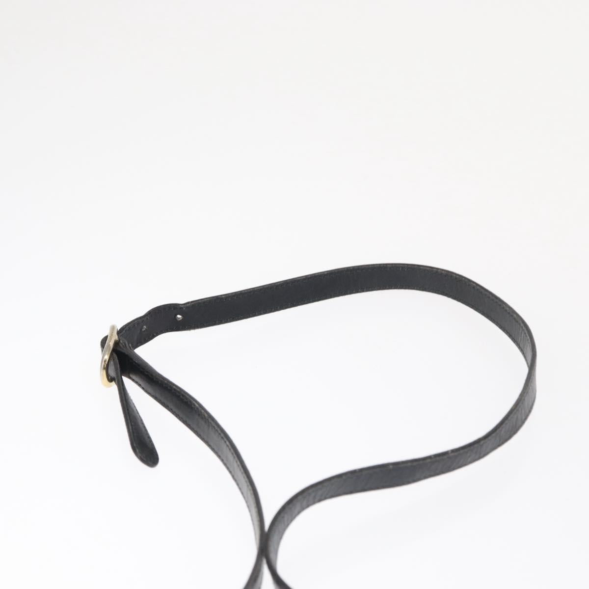 GUCCI Micro GG Supreme Web Sherry Line Bag PVC Black 001 754 6177 Auth 167928