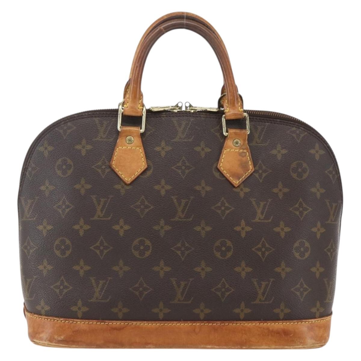 LOUIS VUITTON Monogram Alma Hand Bag M51130 LV Auth 167933