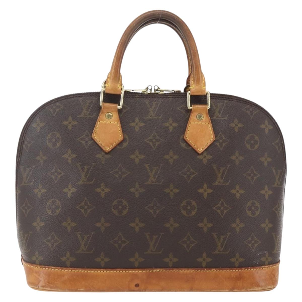 LOUIS VUITTON Monogram Alma Hand Bag M51130 LV Auth 167933