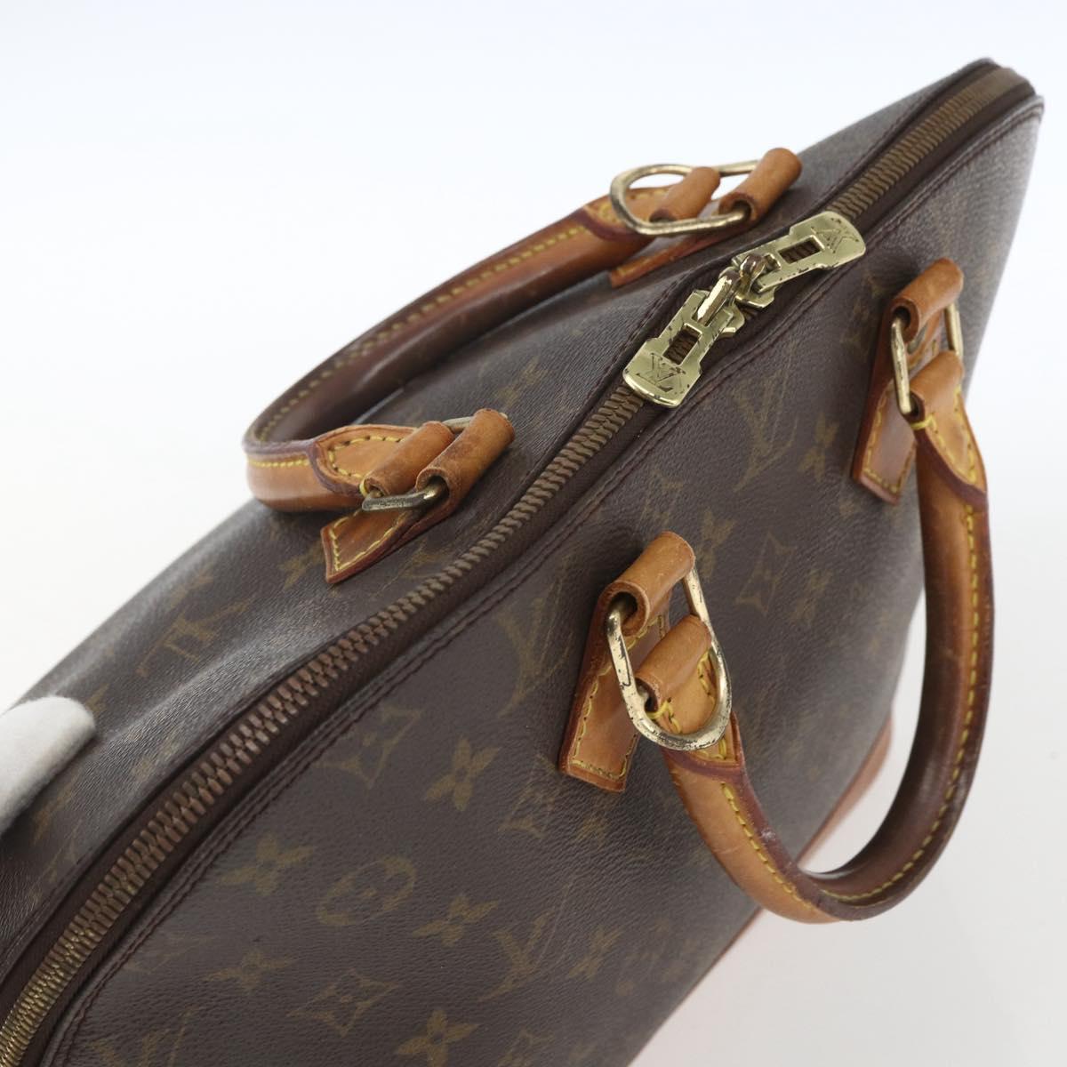 LOUIS VUITTON Monogram Alma Hand Bag M51130 LV Auth 167933