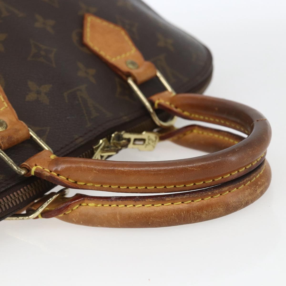 LOUIS VUITTON Monogram Alma Hand Bag M51130 LV Auth 167933
