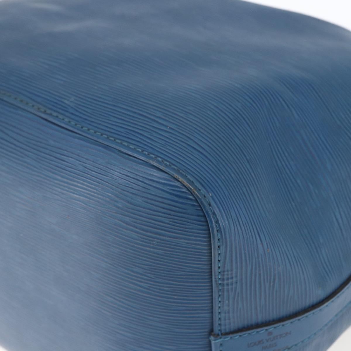 LOUIS VUITTON Epi Petit Noe Shoulder Bag Blue M44105 LV Auth 167935