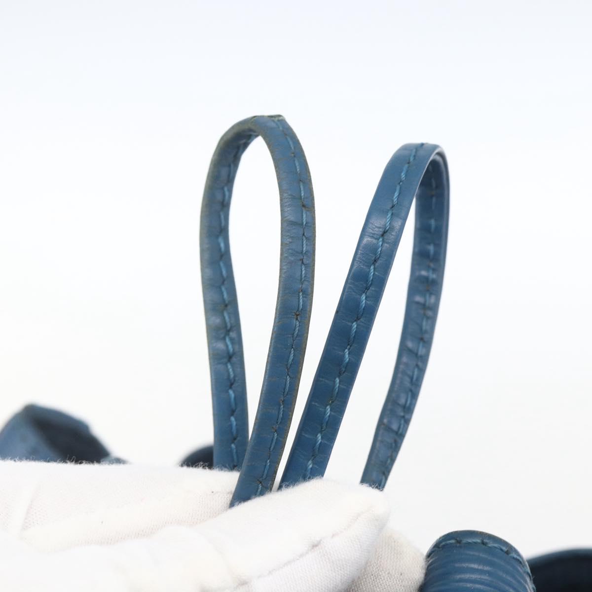 LOUIS VUITTON Epi Petit Noe Shoulder Bag Blue M44105 LV Auth 167935