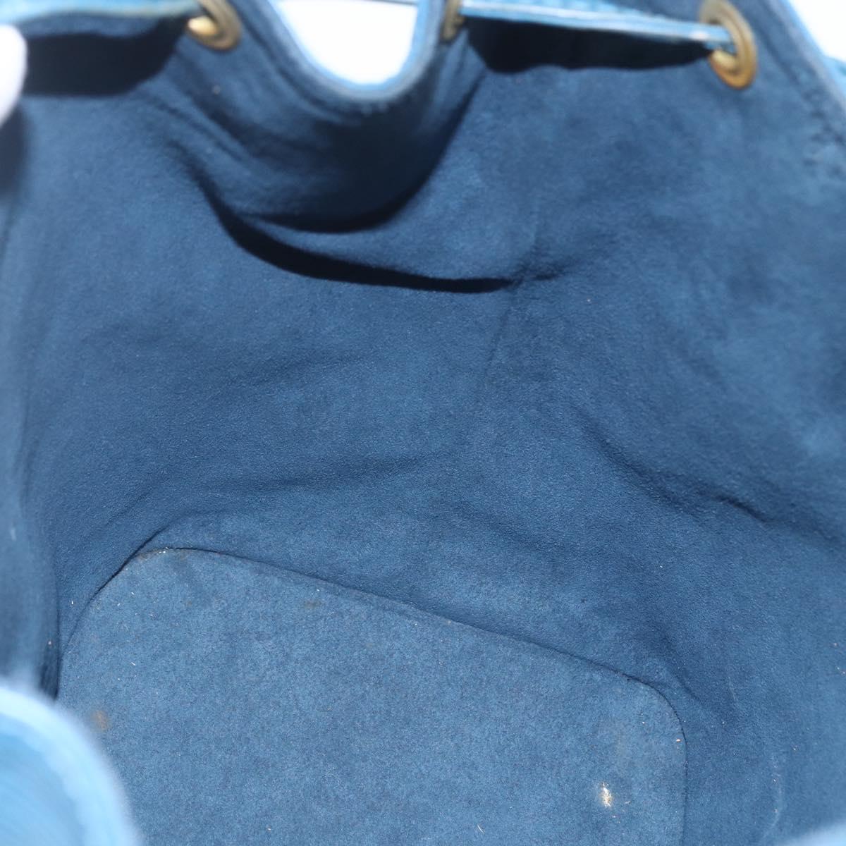 LOUIS VUITTON Epi Petit Noe Shoulder Bag Blue M44105 LV Auth 167935