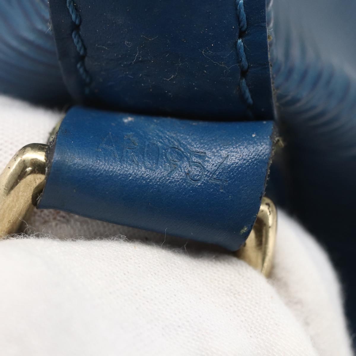 LOUIS VUITTON Epi Petit Noe Shoulder Bag Blue M44105 LV Auth 167935