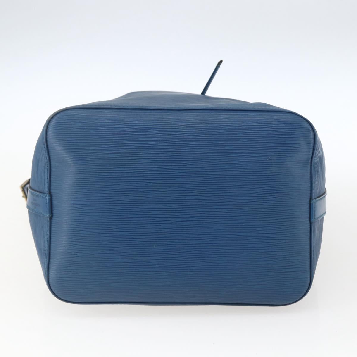 LOUIS VUITTON Epi Petit Noe Shoulder Bag Blue M44105 LV Auth 167935