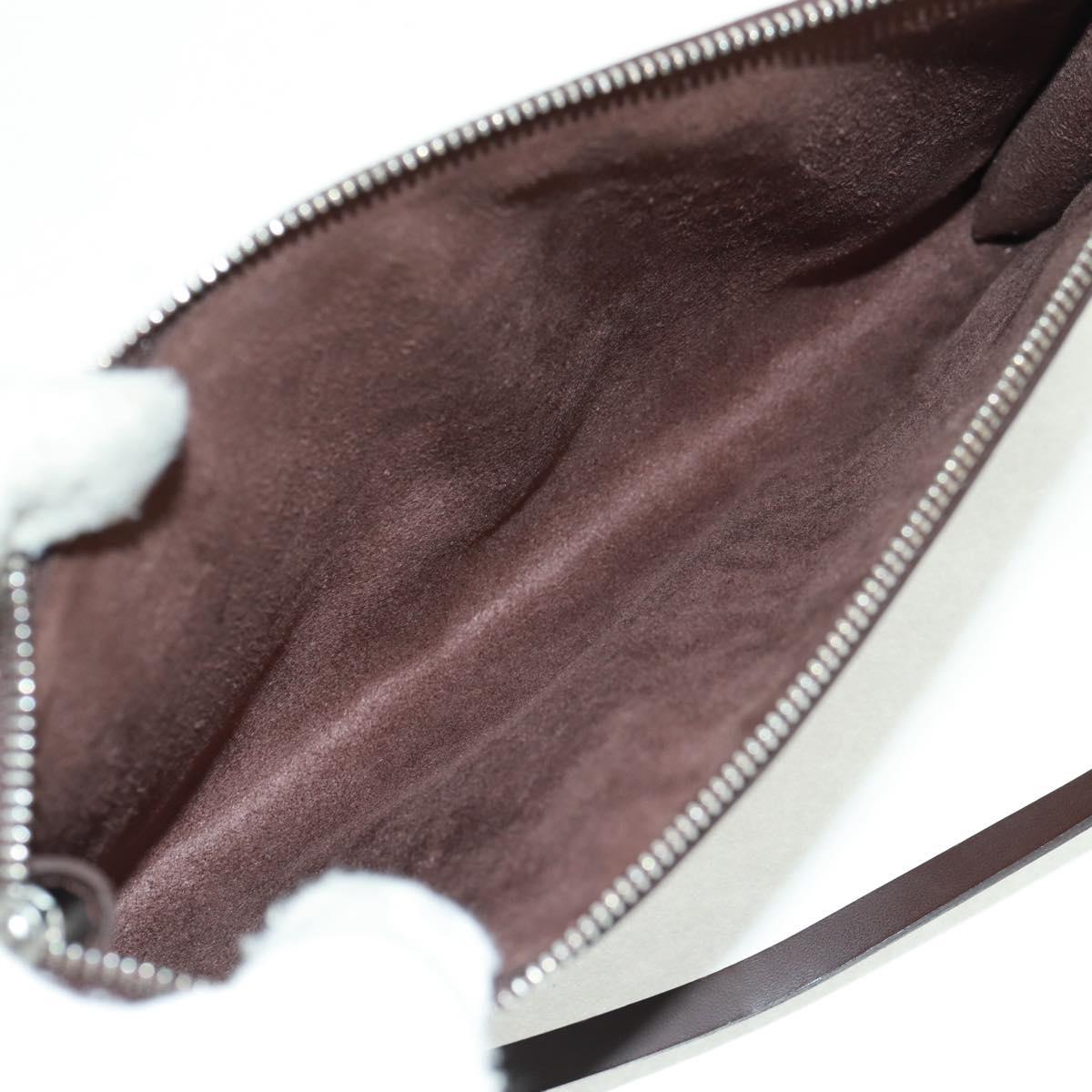 LOUIS VUITTON Epi Pochette Accessoires Pouch Mocha M5294D LV Auth 167954V