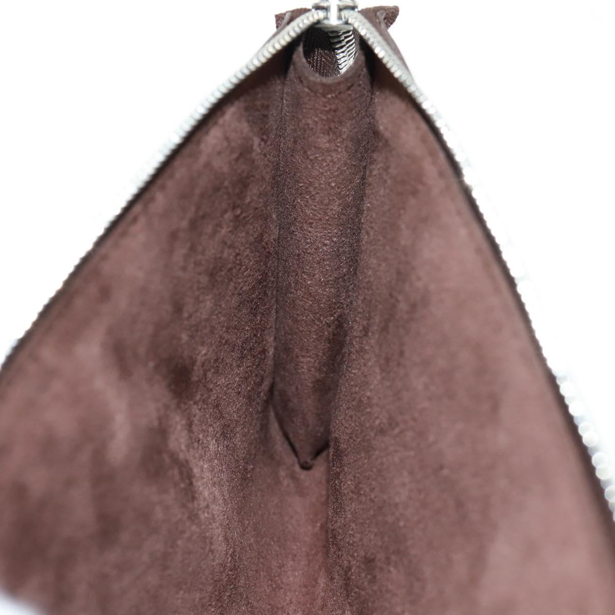LOUIS VUITTON Epi Pochette Accessoires Pouch Mocha M5294D LV Auth 167954V