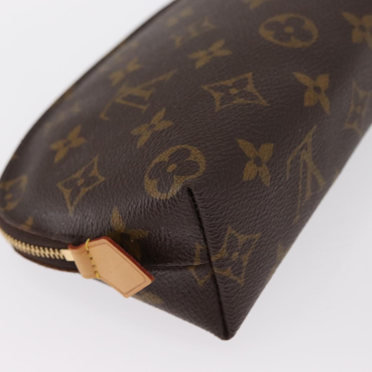 LOUIS VUITTON Monogram Pochette Cosmetic PM Pouch M43998 LV Auth 167966