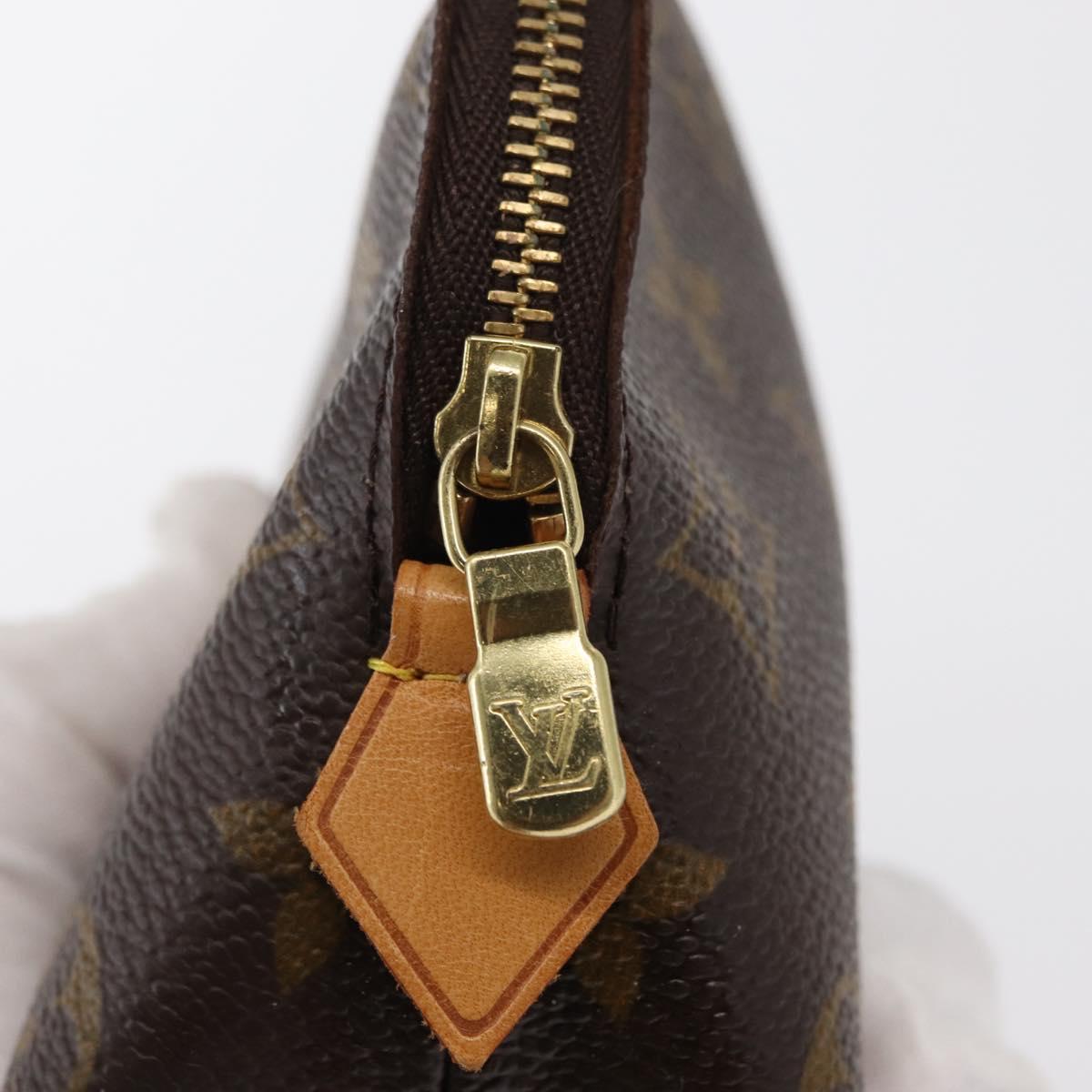 LOUIS VUITTON Monogram Pochette Cosmetic PM Pouch M43998 LV Auth 167966