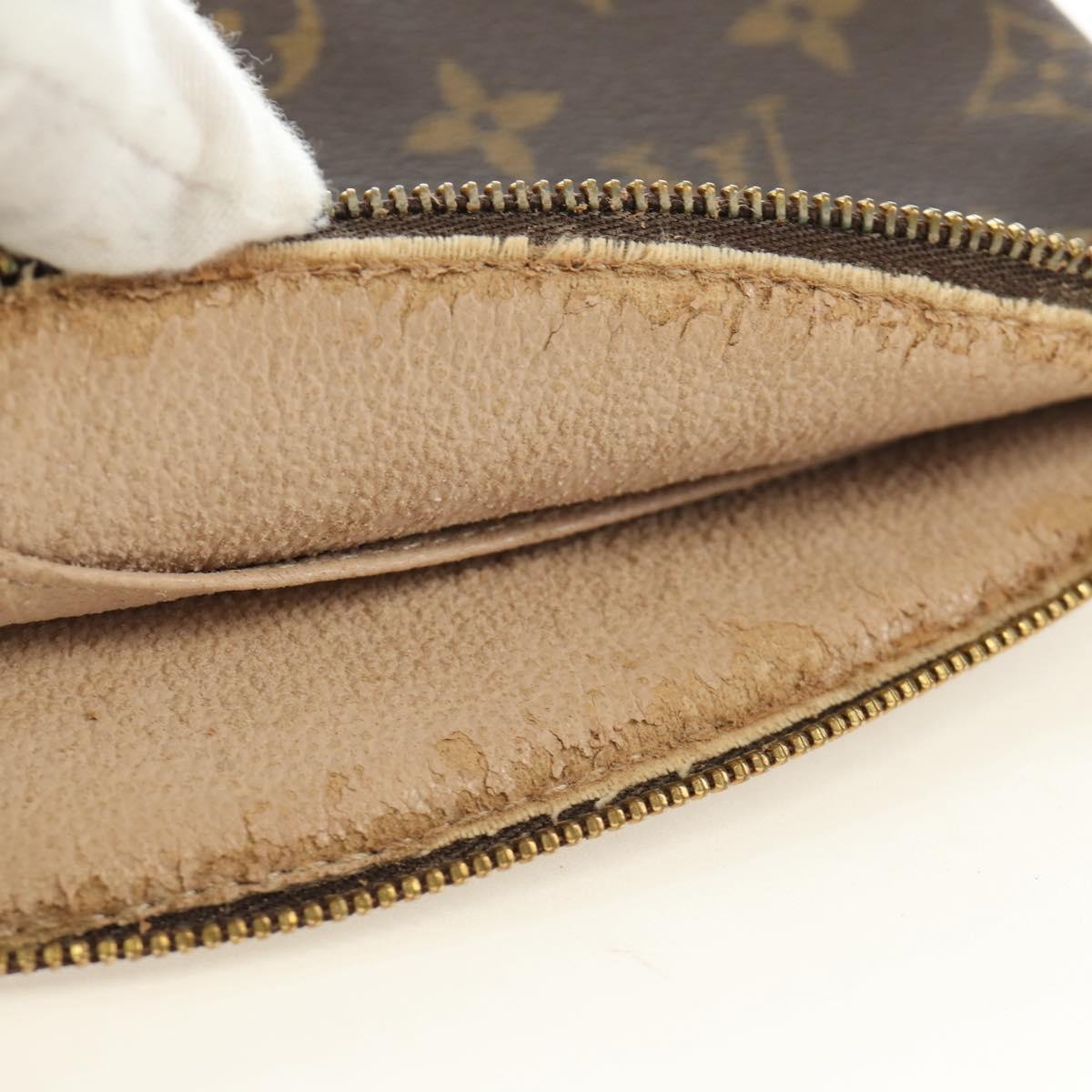 LOUIS VUITTON Monogram Pochette Cosmetic PM Pouch M43998 LV Auth 167966