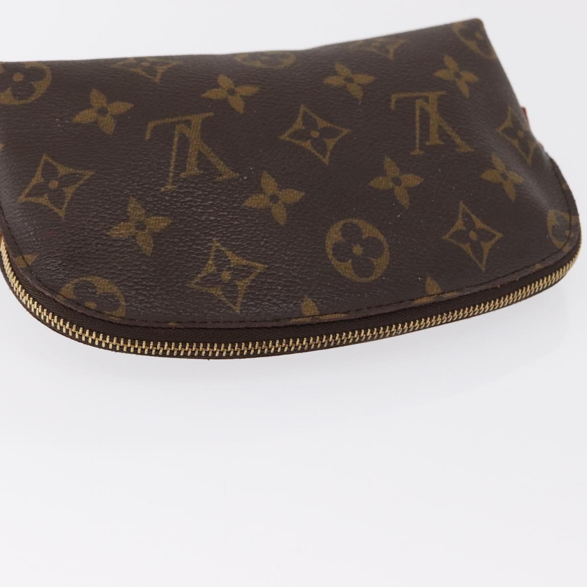 LOUIS VUITTON Monogram Pochette Cosmetic PM Pouch M43998 LV Auth 167966
