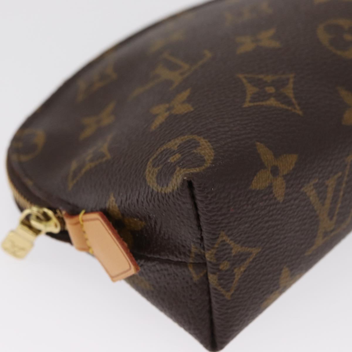 LOUIS VUITTON Monogram Pochette Cosmetic PM Pouch M43998 LV Auth 167966