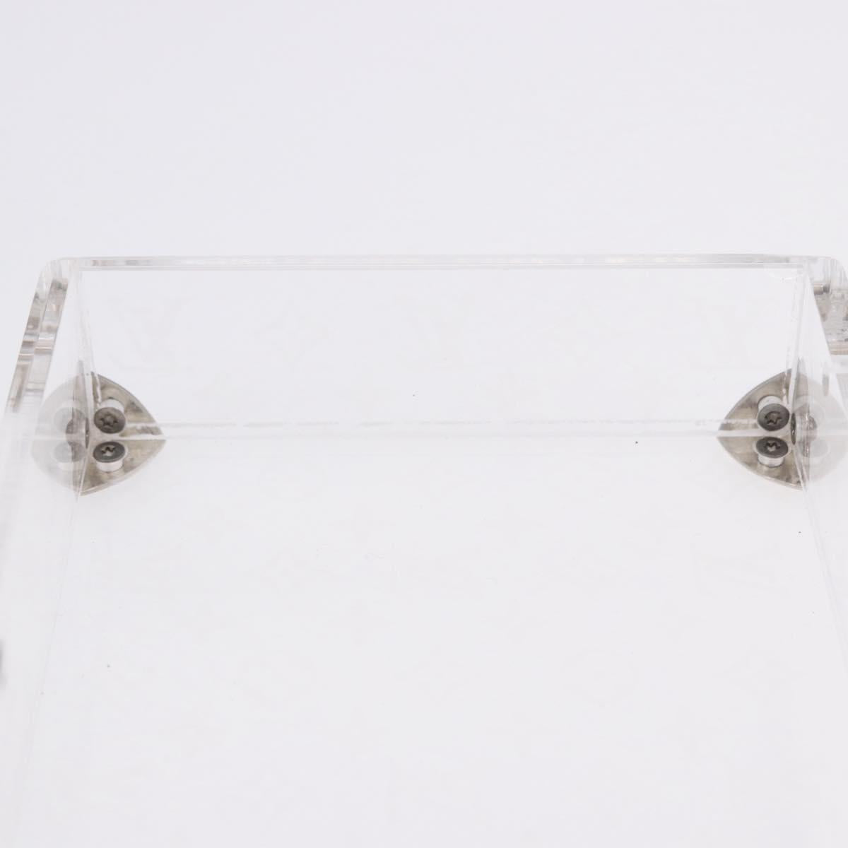 LOUIS VUITTON Monogram Love Message Mini Trunk Plastic Clear M99079 Auth 167975