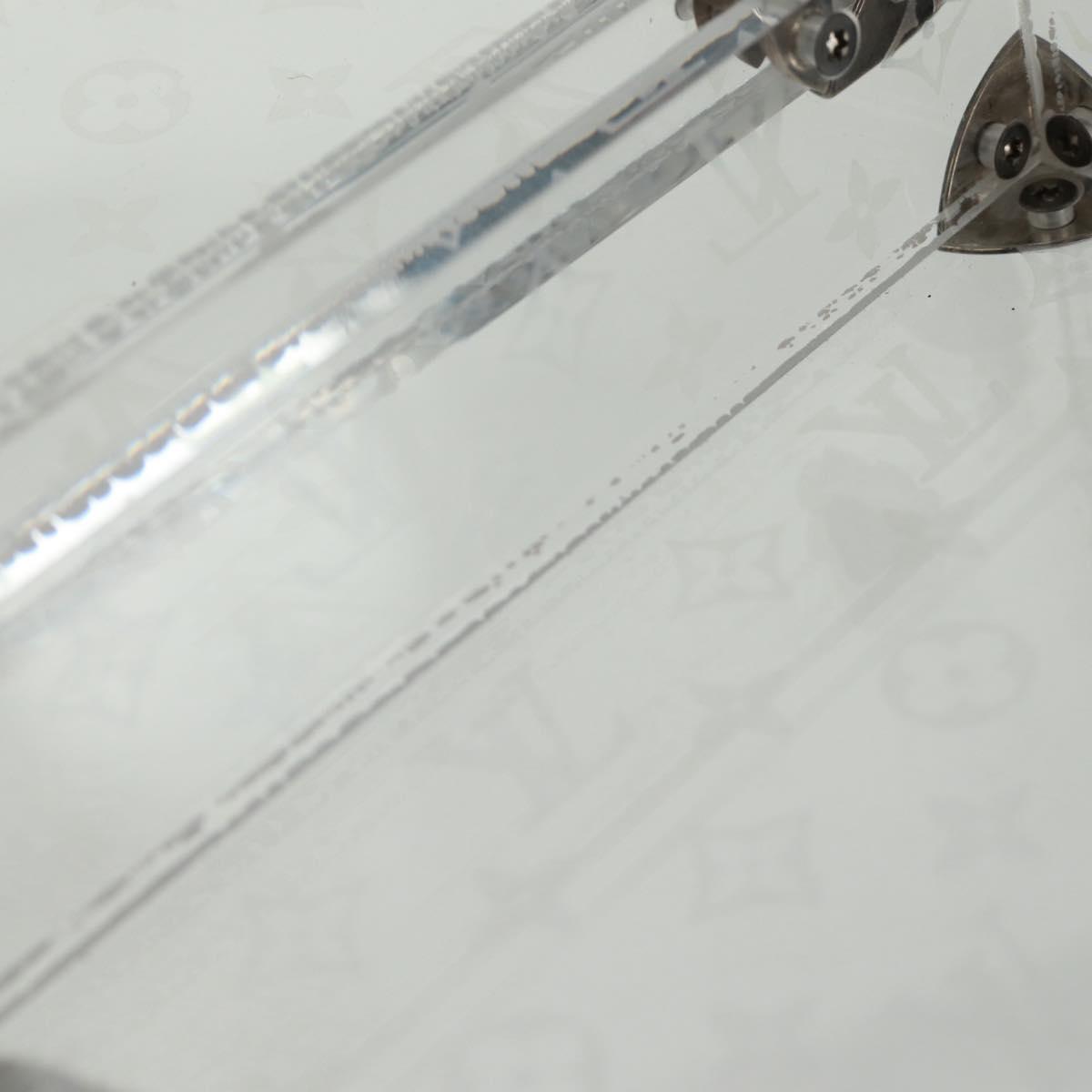 LOUIS VUITTON Monogram Love Message Mini Trunk Plastic Clear M99079 Auth 167975V