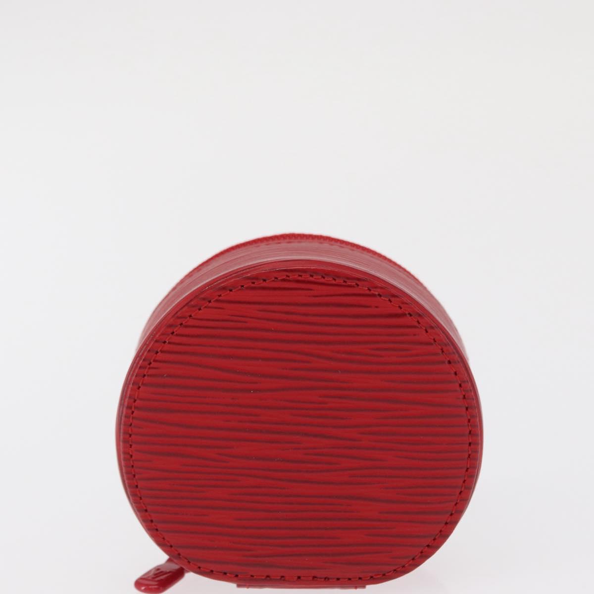 LOUIS VUITTON Epi Ecrin Bijou 8 Jewelry Box Red M48227 LV Auth 167976V