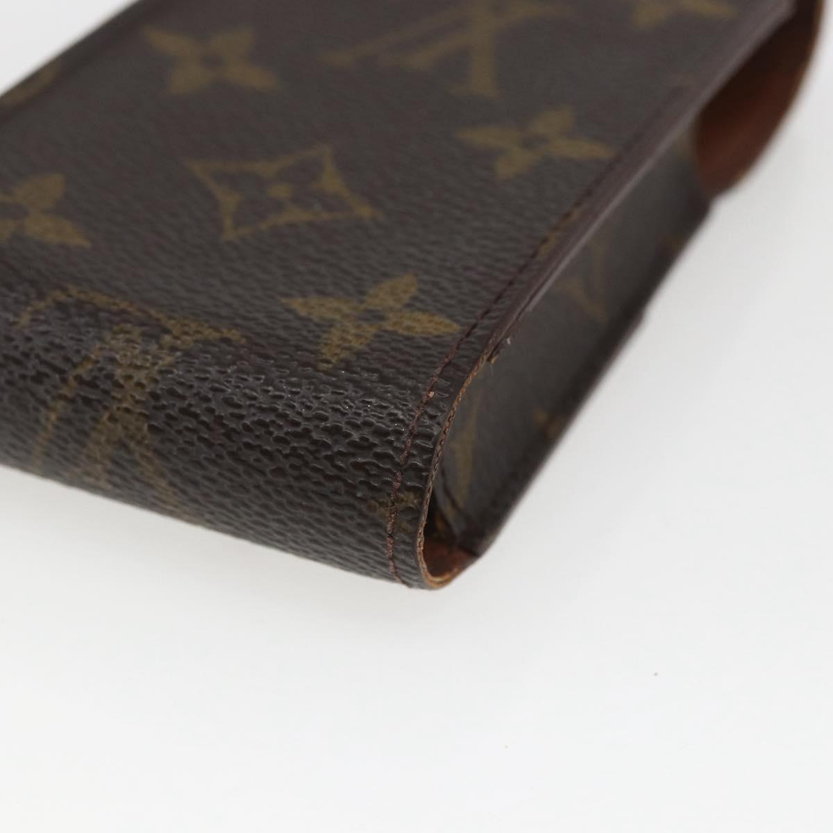 LOUIS VUITTON Monogram Etui Cigarette Case M63024 LV Auth 167978