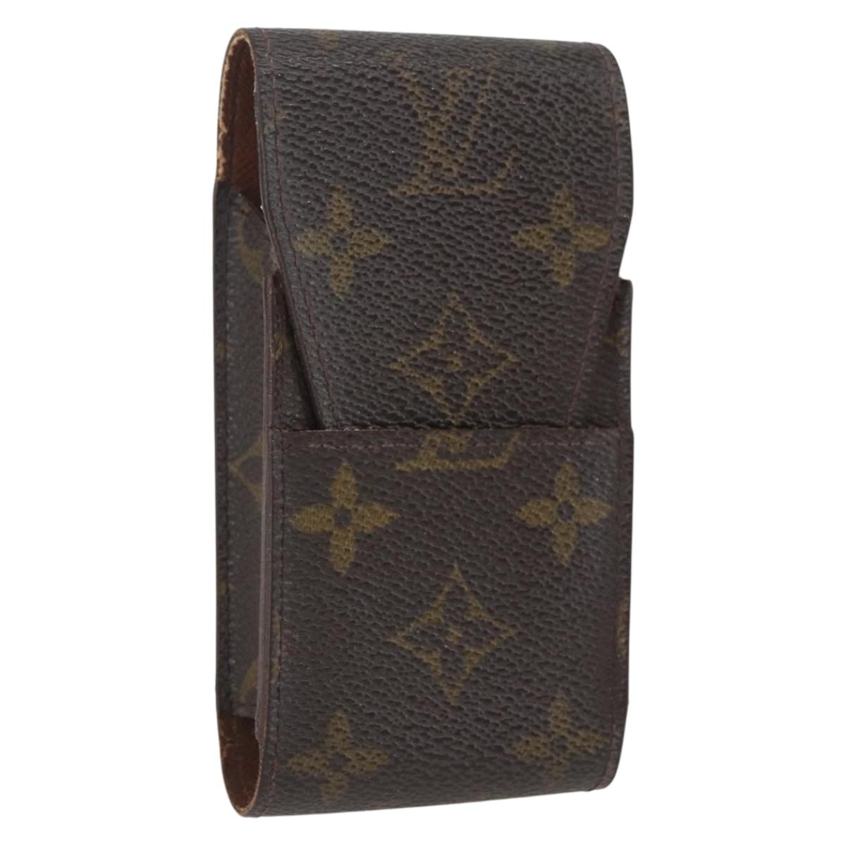 LOUIS VUITTON Monogram Etui Cigarette Case M63024 LV Auth 167978