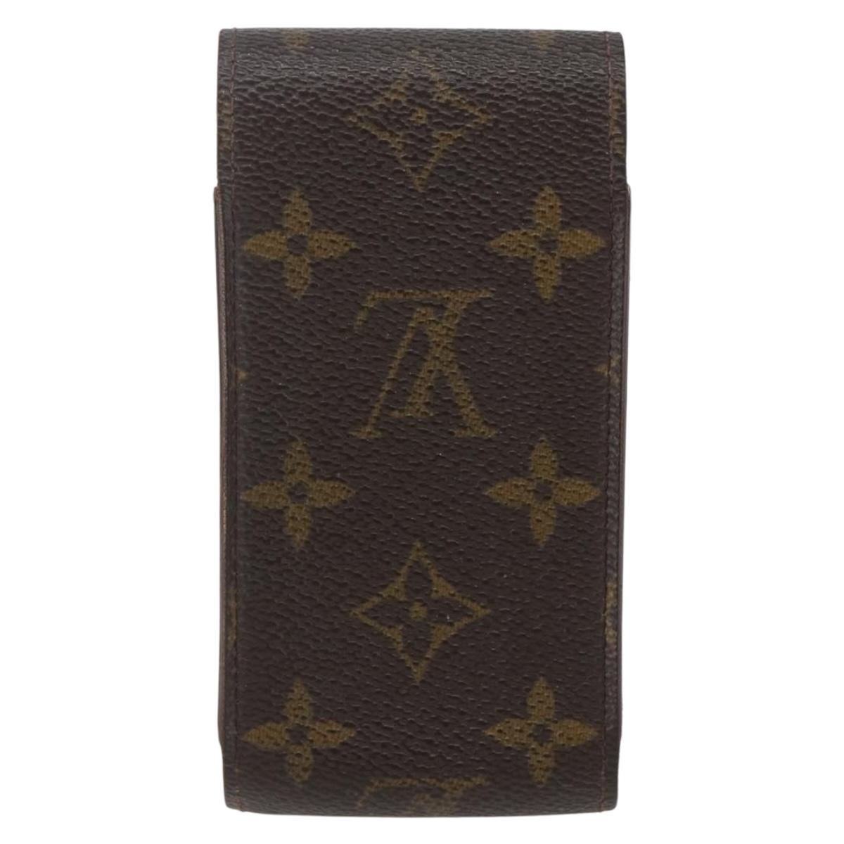 LOUIS VUITTON Monogram Etui Cigarette Case M63024 LV Auth 167978