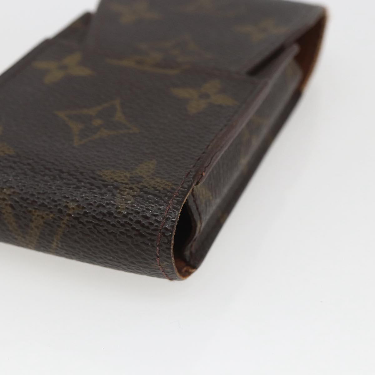 LOUIS VUITTON Monogram Etui Cigarette Case M63024 LV Auth 167978