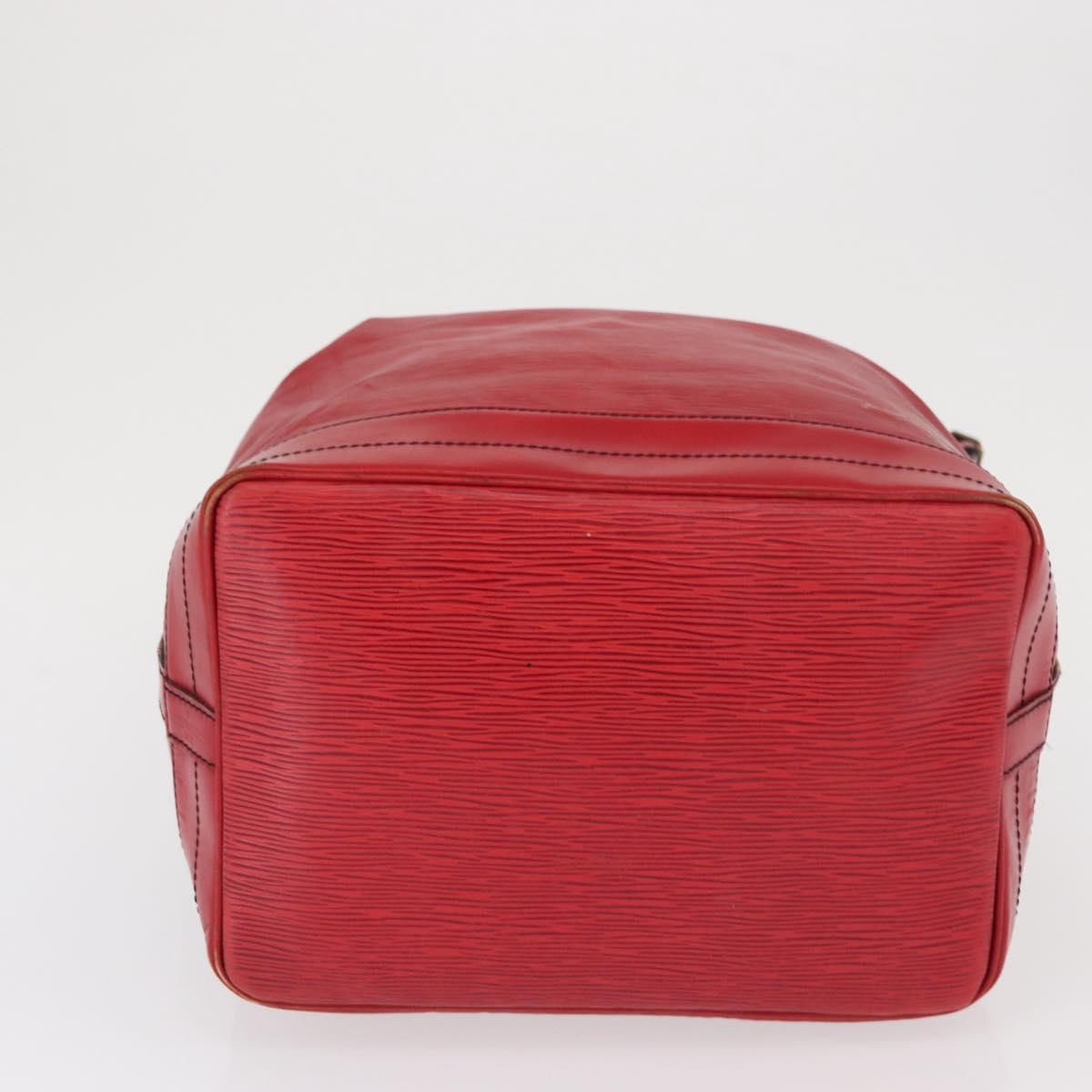 LOUIS VUITTON Epi Noe Shoulder Bag Red M44007 LV Auth 167998