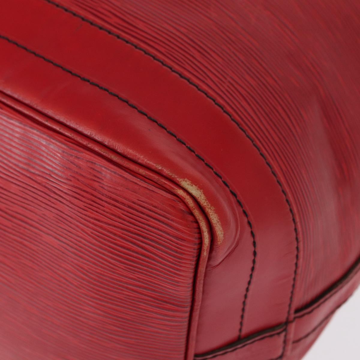 LOUIS VUITTON Epi Noe Shoulder Bag Red M44007 LV Auth 167998