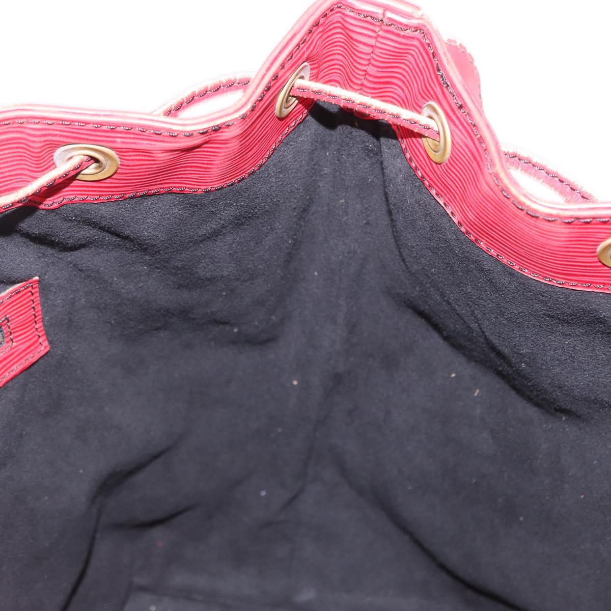 LOUIS VUITTON Epi Noe Shoulder Bag Red M44007 LV Auth 167998